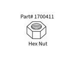 1700411 Shur-Co (OEM) Hex Nut - 5/16